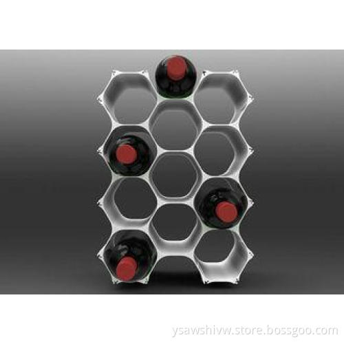 Sturdy 12 Bottle Wine Holders , Retail Store Drink Display